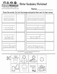 Image result for Kindergarten Vocabulary Words