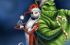 Image result for Nightmare Before Christmas Jack Skellington Santa