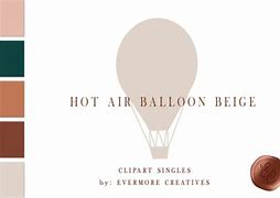 Image result for Beige Hot Air Balloon Watercolor