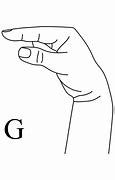 Image result for American Sign Language Letter G