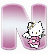 Image result for Hello Kitty Letter N