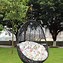 Image result for Patio Rattan Swing Chair