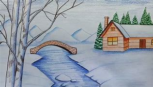 Image result for Winter Sketch Easy