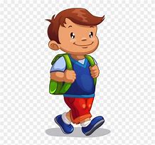 Image result for Cartoon Boy Walking