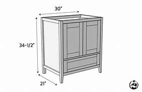 Image result for Bathroom Vanity Build Plans