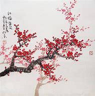 Image result for Japanese Art Cherry Blossoms Painting