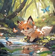 Image result for Cute Fox Coloring Pages