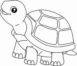 Image result for Turtle Coloring Pages for Toddlers