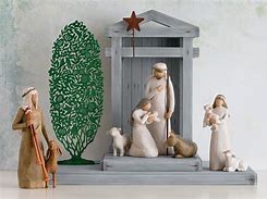 Image result for Willow Tree Nativity Scene