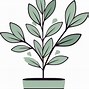 Image result for Six Leaf Plant Silhouette