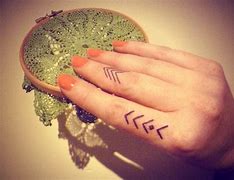 Image result for Easy Finger Tattoos