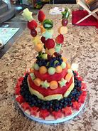 Image result for Fruit Birthday Cake