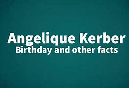 Image result for Angelique Kerber Noah