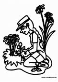 Image result for Farmer Boy Coloring Pages