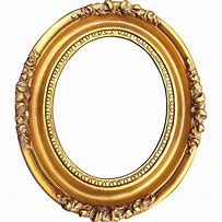 Image result for Transparent Antique Gold Oval Frame PNG