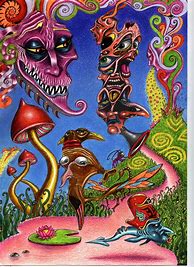 Image result for Trippy Acid Trip Drawings