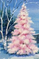 Image result for Folk Art Christmas Tree Painting