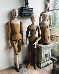 Image result for Antique Homemade Wooden Dress Up Baby Doll Mannequin