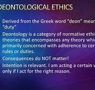 Image result for deontological ethics in healthcare