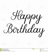 Image result for Happy Birthday Card Cursive