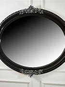 Image result for Black Oval Mirror