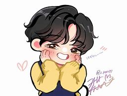 Image result for BTS V Cartoon Character