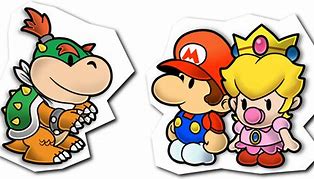 Image result for Paper Baby Mario