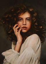 Image result for Oil Portrait Painting Hair