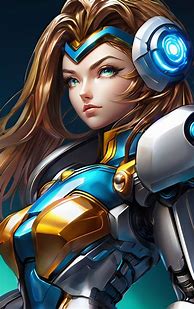 Image result for Robot Female Cyborg Art