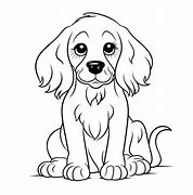 Image result for Cocker Spaniel Dog Coloring Pages