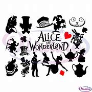 Image result for Alice Wonderland Arrows Black and White SVG