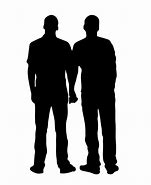 Image result for 2 Boys Silhouette Hugging