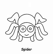 Image result for Cute Spider Outline