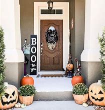 Image result for Halloween Front Porch Decor