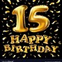 Image result for 15 Birthday Clip Art