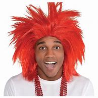 Image result for Crazy Red Hair Wig