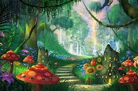 Image result for Fairy Forest Aesthetic Wallpaper