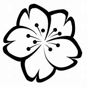 Image result for Sakura Flower Drawing Simple