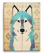 Image result for Geometric Wall Art Wolf