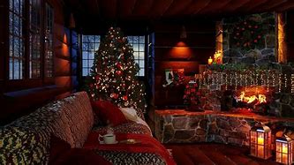 Image result for Log Cabin Christmas Window