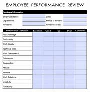 Image result for Employee Performance Evaluation Format