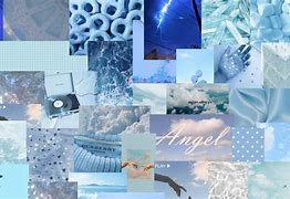 Image result for Pastel Blue Aesthetic Collage