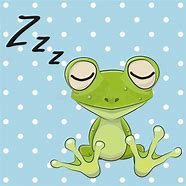 Image result for Sleeping Frog Clip Art