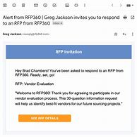 Image result for RFP Invitation Email Sample