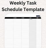 Image result for Weekly Delivery Schedule Template Excel