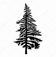 Image result for Pine Tree Silhouyette