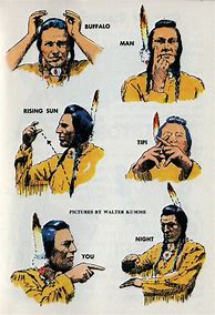 Image result for Native American Hand Signs