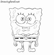 Image result for Easy Cartoons to Draw Spongebob