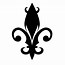 Image result for Fleur De Lis Line Design