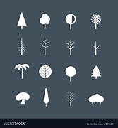 Image result for White Tree Silhouette Vector